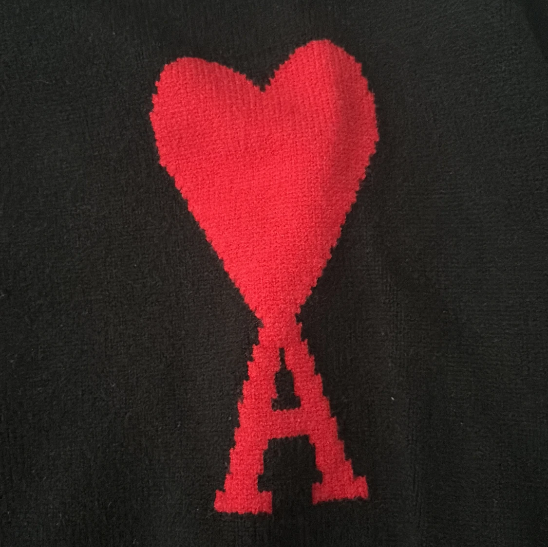 Svart stickad tröja från Ami Paris - 2