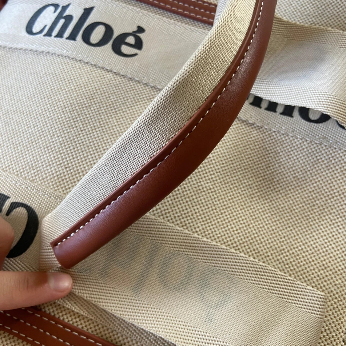 Beige shoppingväska från Chloé - 1