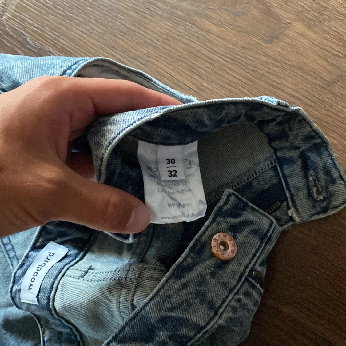 Retero Blue Leroy  jeans från Woodbird - 4