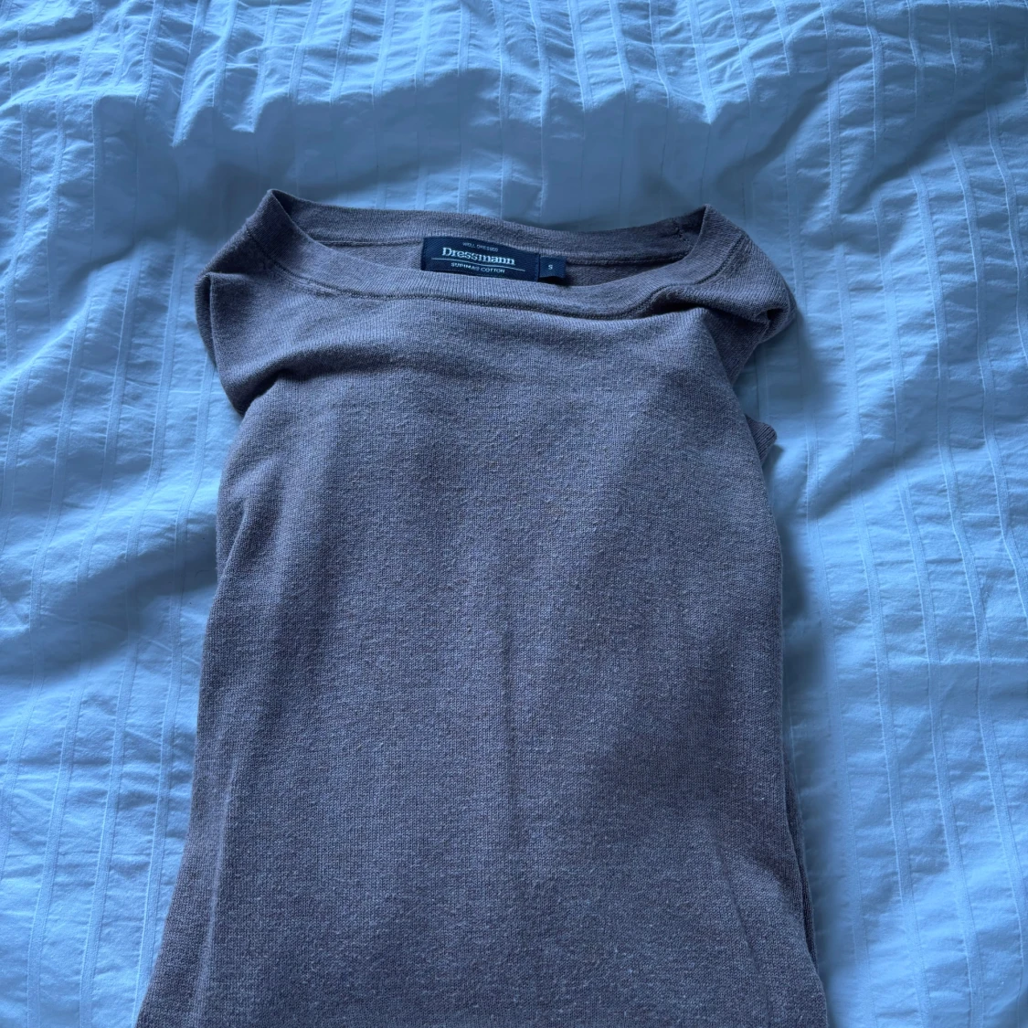 Brun stickad tröja från Dressmann - 1