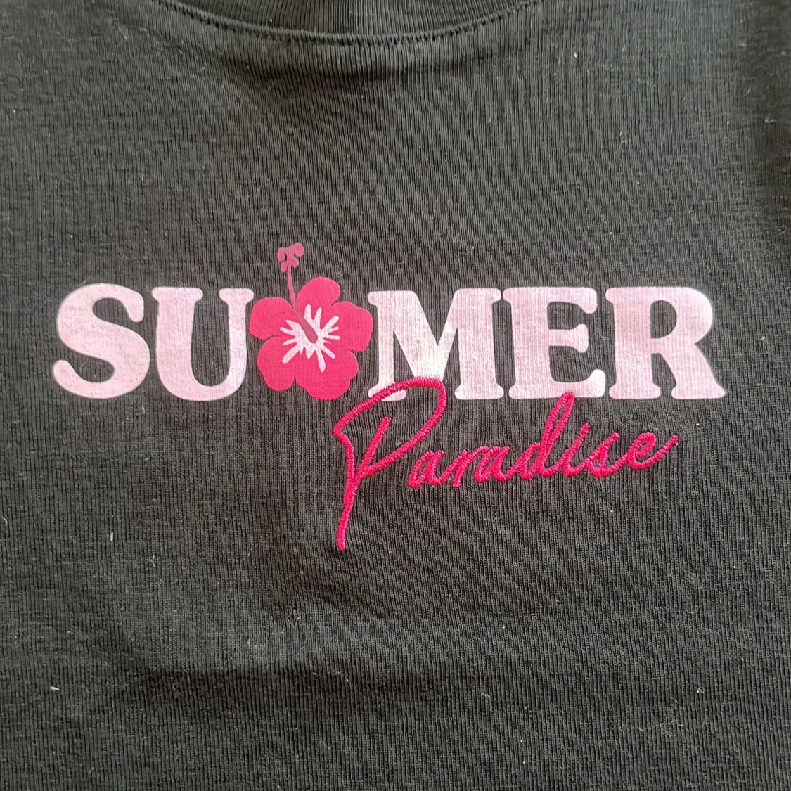 Svart croppad topp från FB Sister - 1