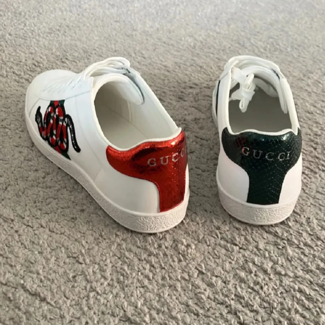 Gucci Ace vita sneakers med orm - 2