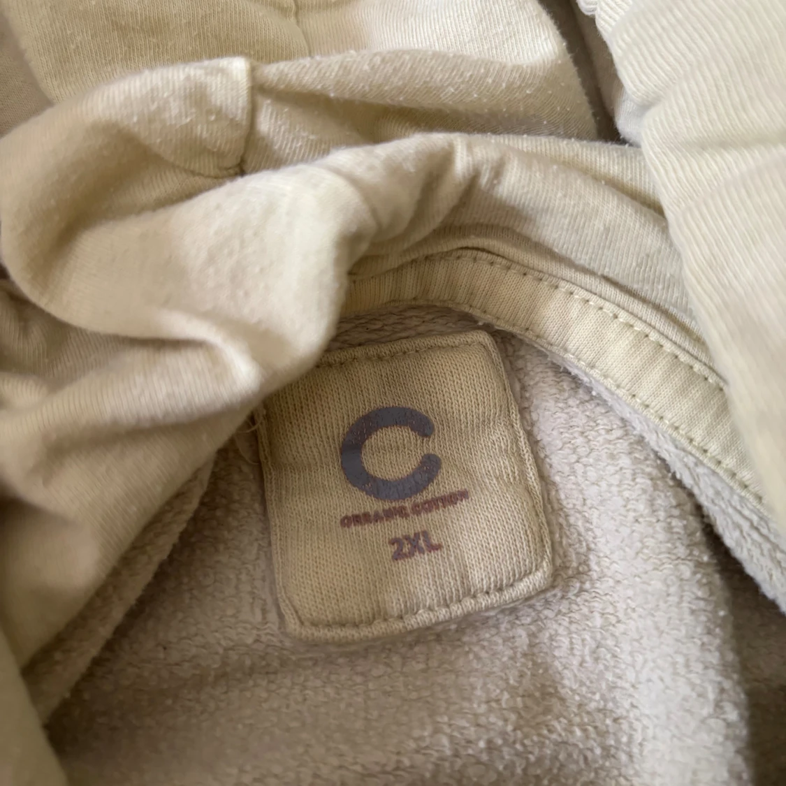 Beige hoodie från Cubus 2XL - 1