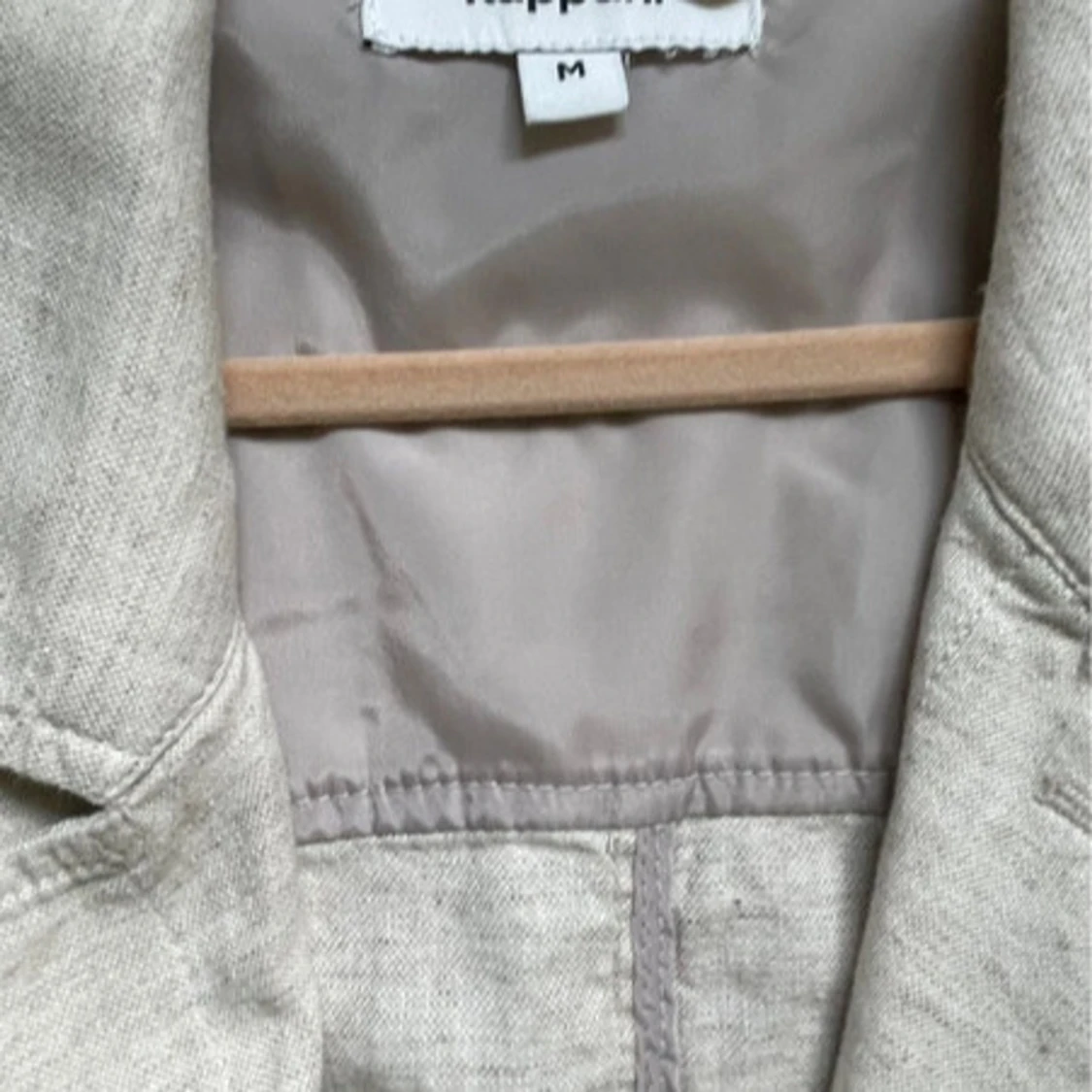 Beige overshirt från Kappahl i linne - 3