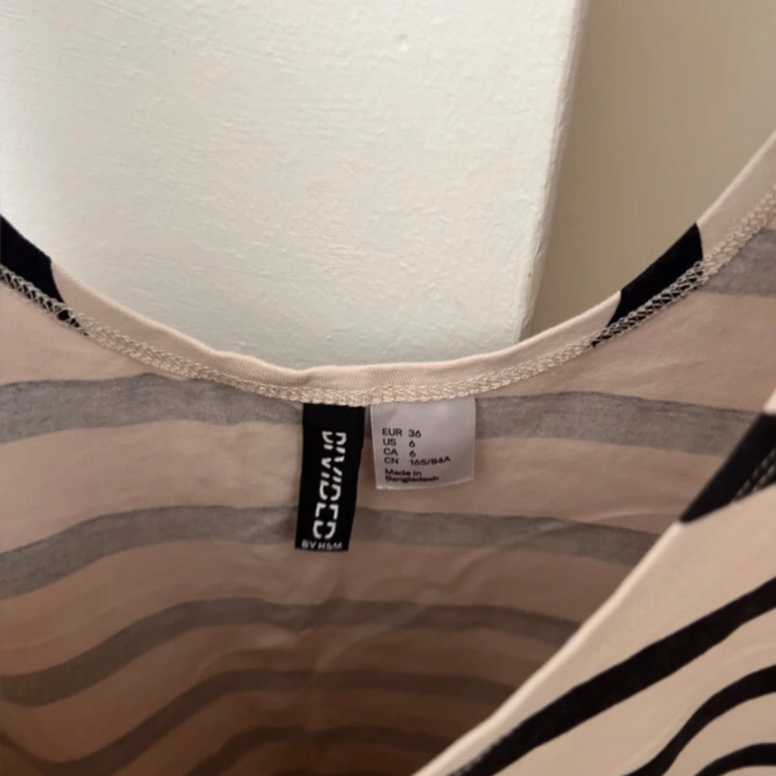 Randig kortklänning från H&M Divided - 1