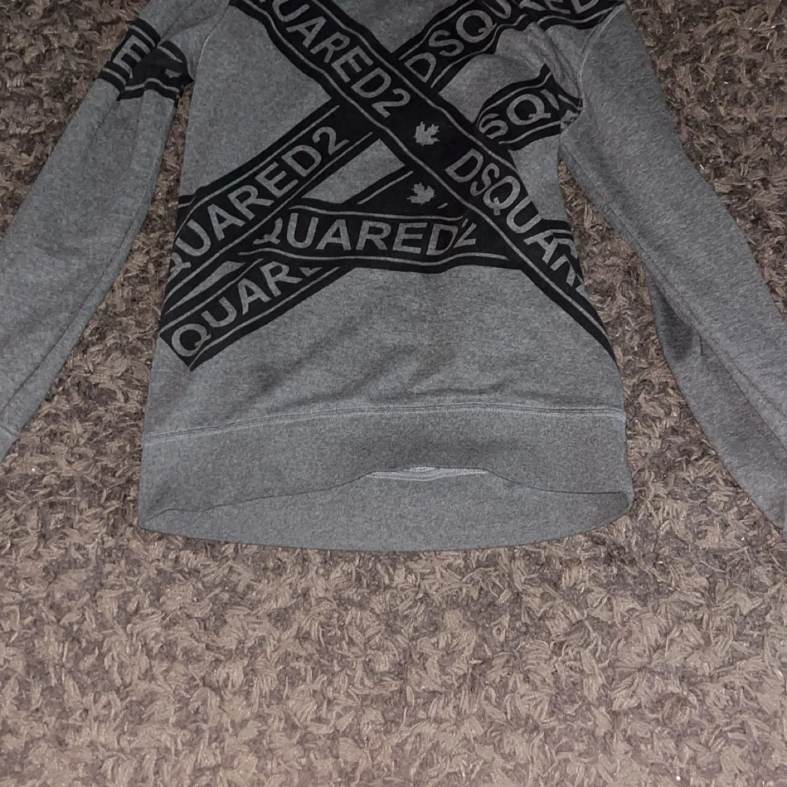 Grå sweatshirt från Dsquared2