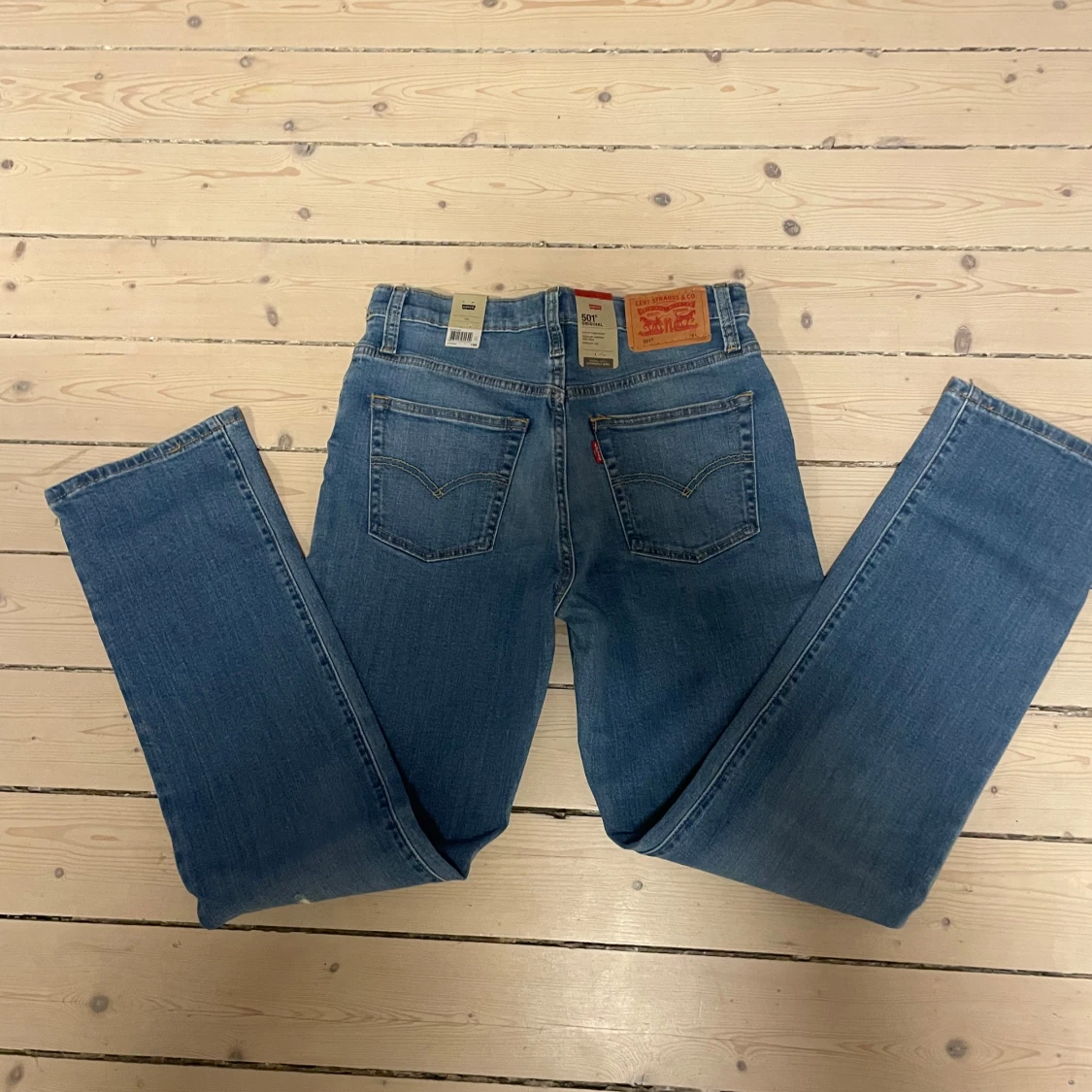 Levis 501 blå jeans - 1