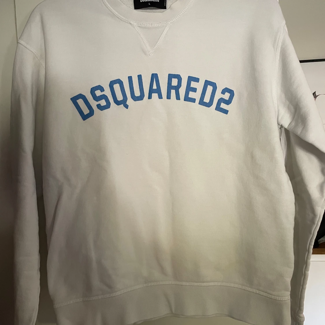 Vit sweatshirt från Dsquared2