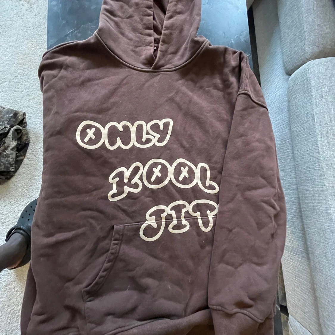 Brun hoodie Only Kool Jits - 1