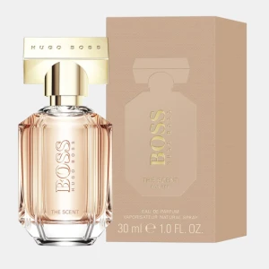Hugo Boss The Scent For Her EdP 30ml - Lyxig parfym från Hugo Boss, The Scent For Her, Eau de Parfum 30ml. Flaskan är elegant och facetterad med en ljusrosa tonad vätska och ett stilrent guldlock. Kommer i en matchande beige kartong med guldiga detaljer. Perfekt för dig som gillar sofistikerade dofter. knappt använd köpt för 639kr, pris kan diskuteras 