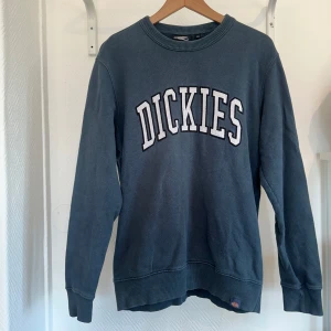 Blågrön dickies sweatshirt - Säljer en Dickies sweatshirt då den inte kommer till användning. Skriv om ni har några andra frågor om den!😊
