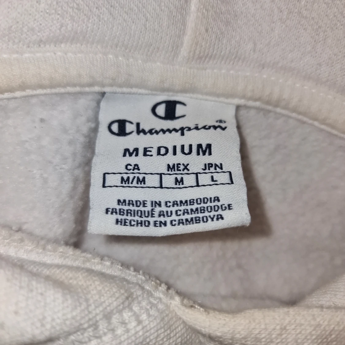 Vit hoodie från Champion - 2