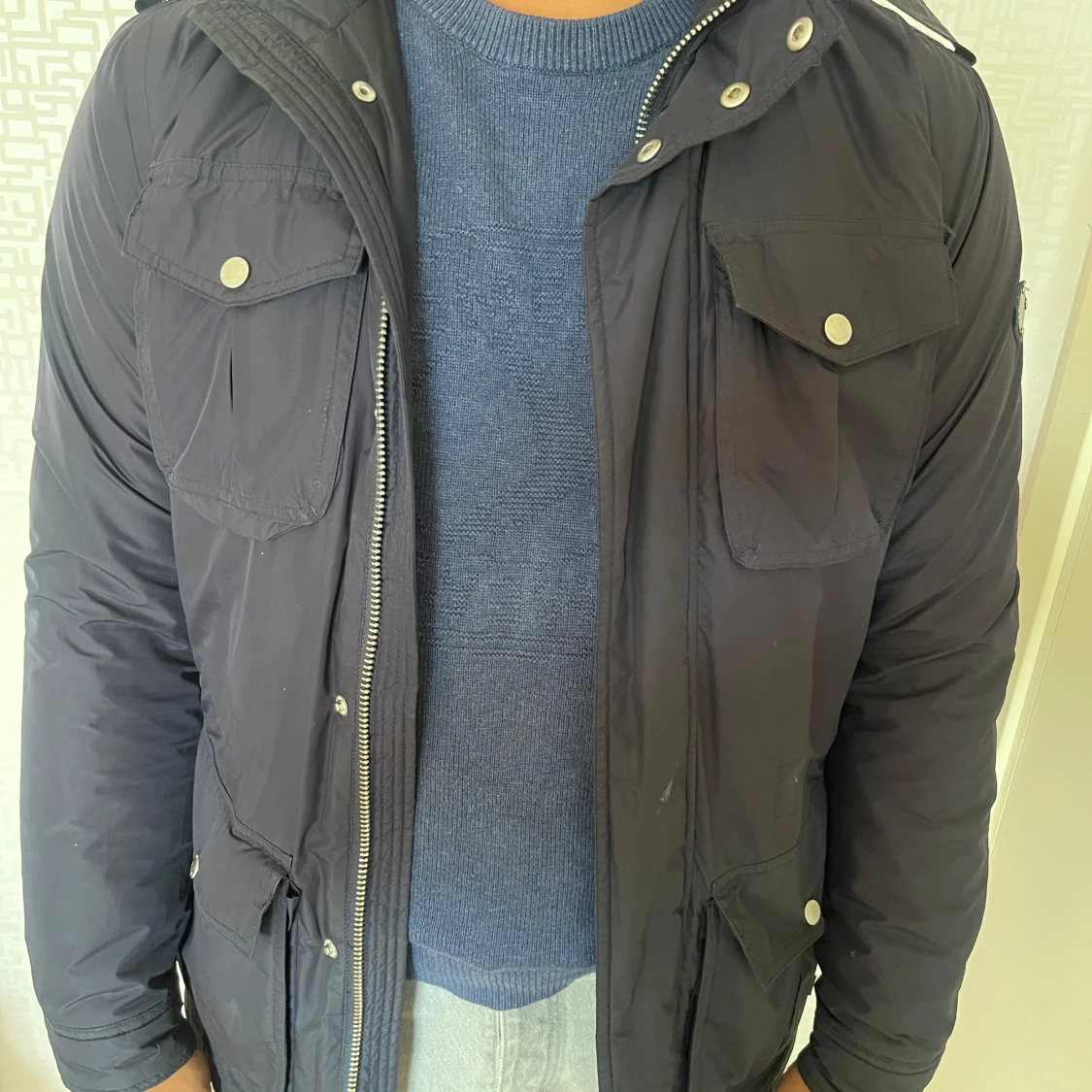 Svart parkajacka från J.Lindeberg - 2