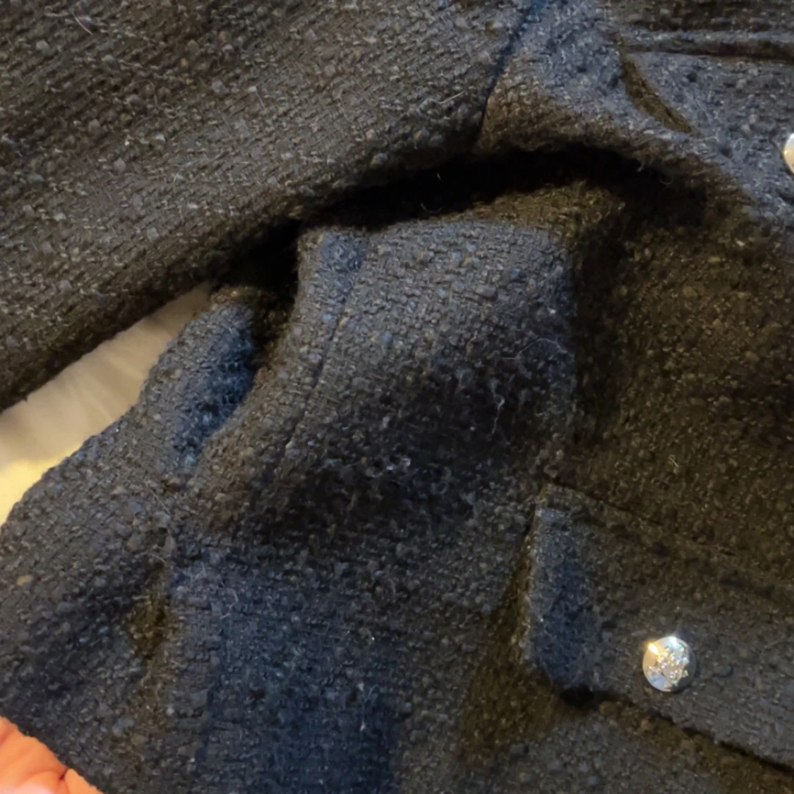 Svart cardigan jacka från H&M, M - 4