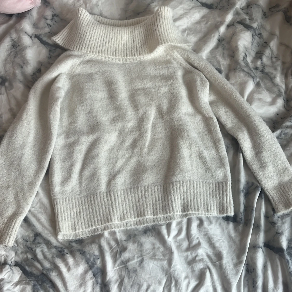 Vit polotröja från Lindex Kids