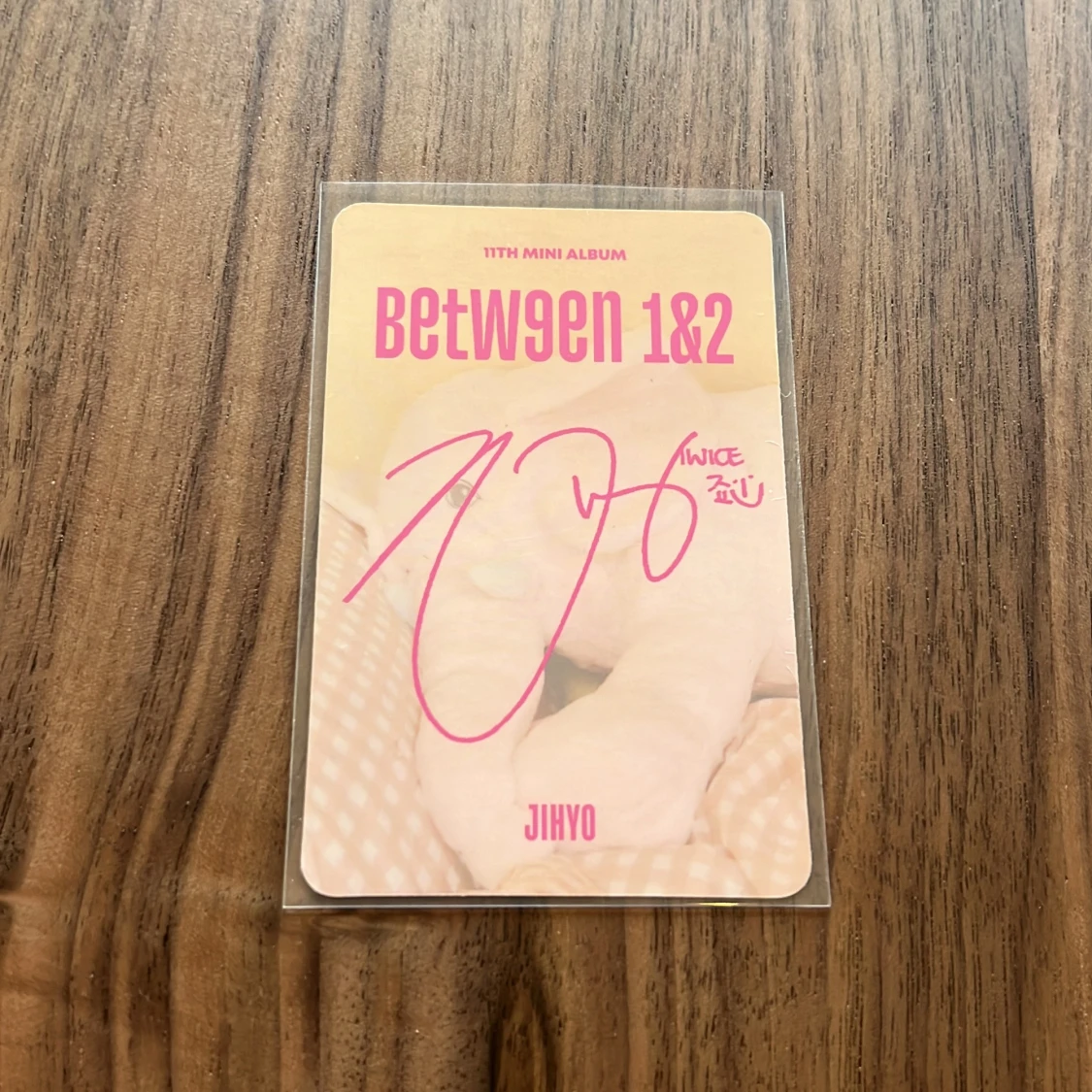  Jihyo från twice photocard - 1