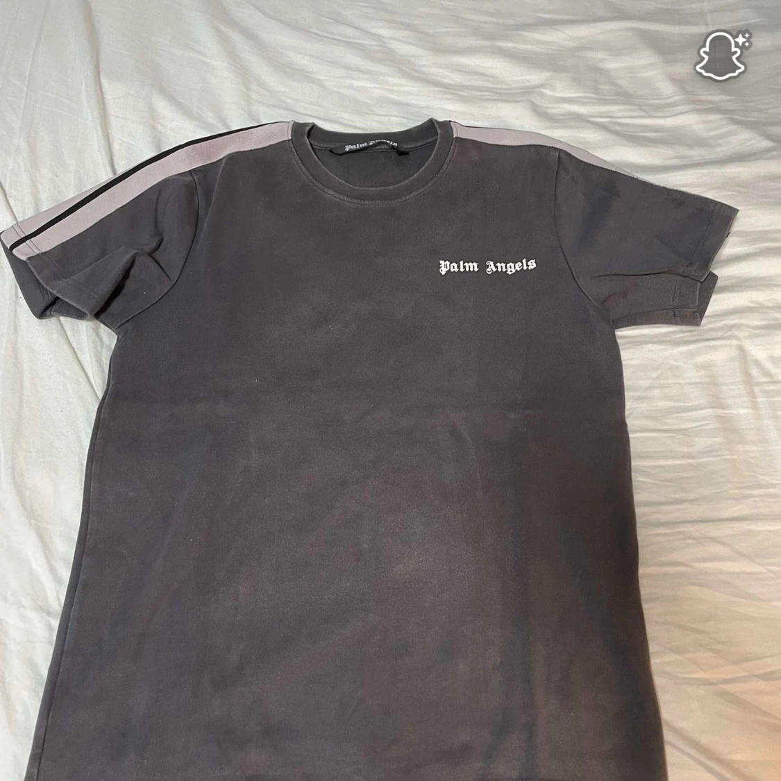 Grå Palm Angels t-shirt med ränder