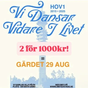 Hov1 - Hov1 ikväll på Gärdet!