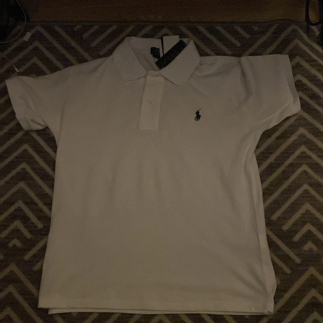 Vit Polo Ralph Lauren t-shirt slim fit