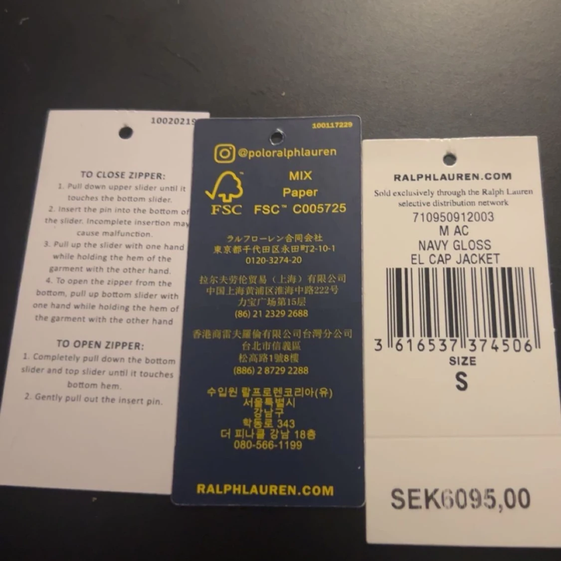 Mörkblå pufferjacka från Ralph Lauren - 1