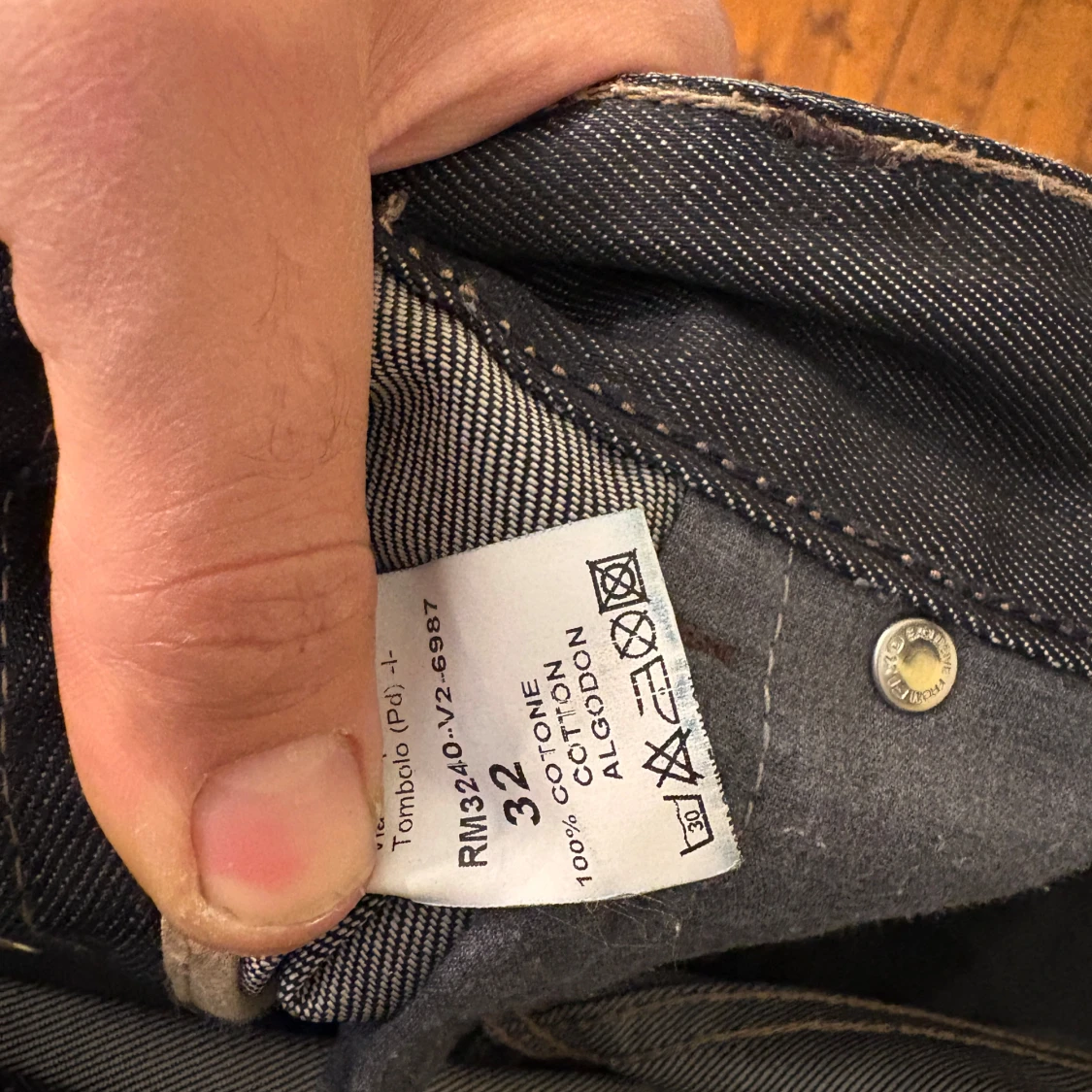 Replay mörkblå jeans, rak modell - 2