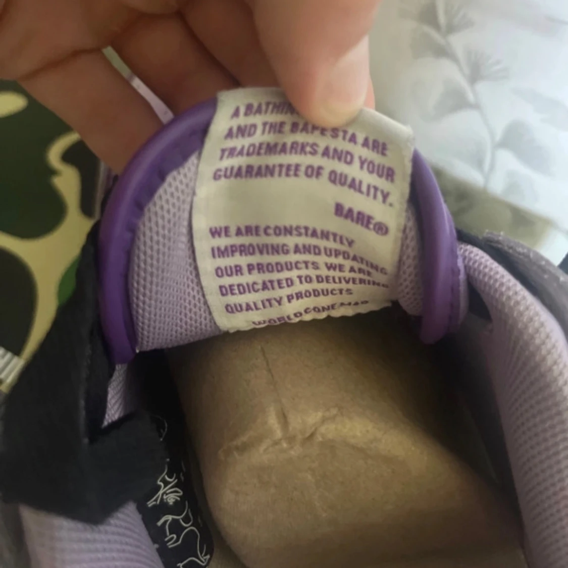 BAPE STA lila sneakers - 2