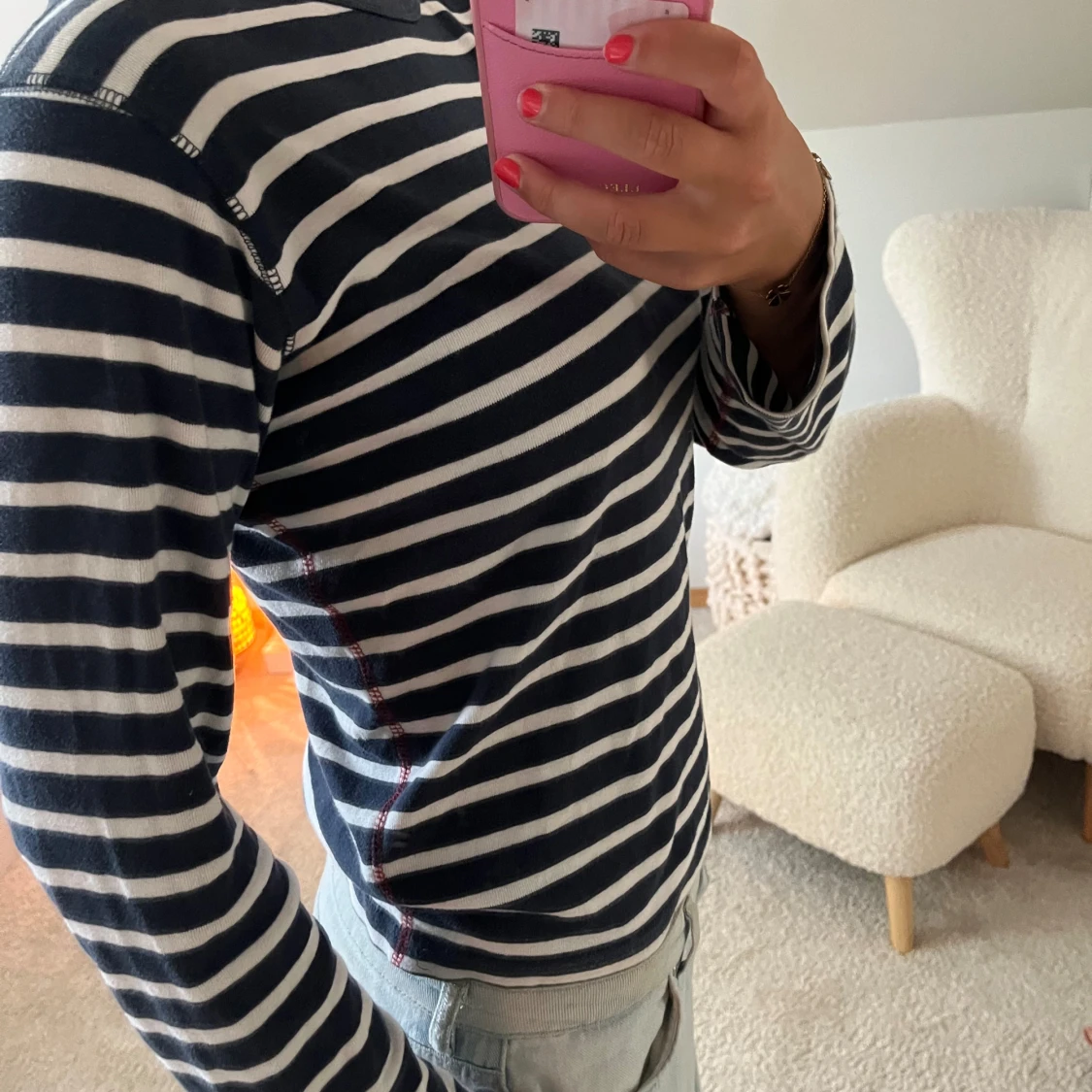 Randig långärmad tröja - 2