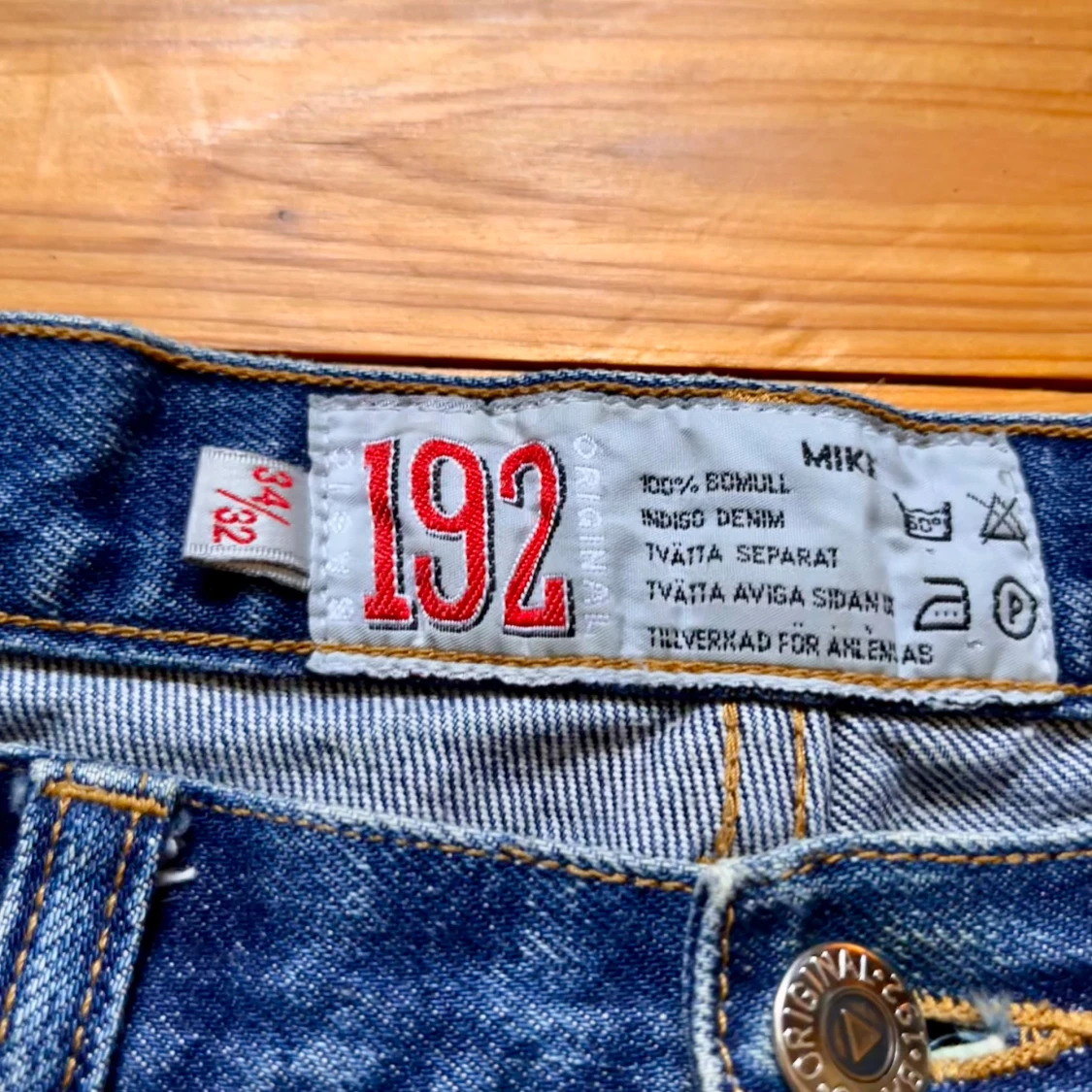 Blå raka jeans från 192 MIKI - 3