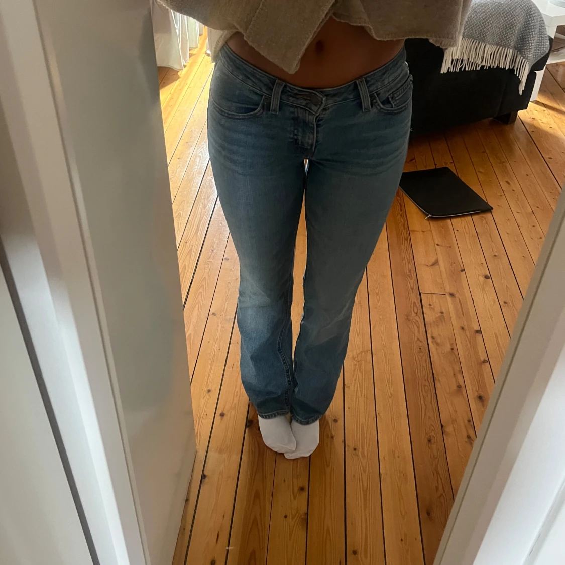 Lågmidjade jeans från Levis
