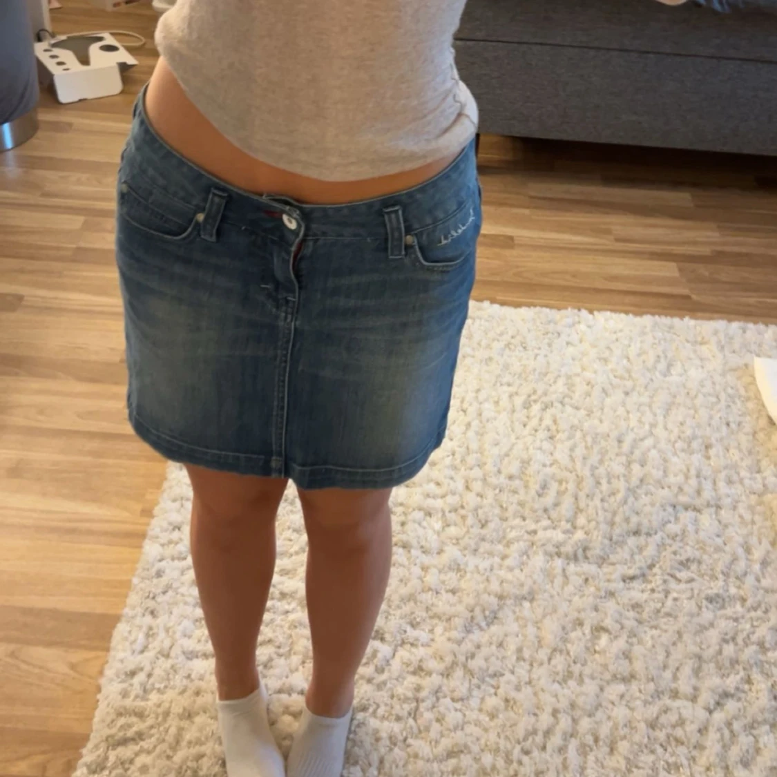 Jeanskjol från Bondelid, blå denim