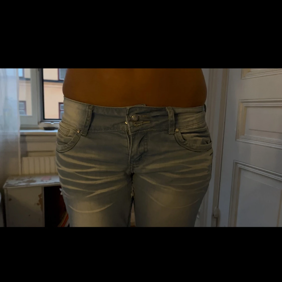 Ljusblå Goose Jeans bootcut - 2