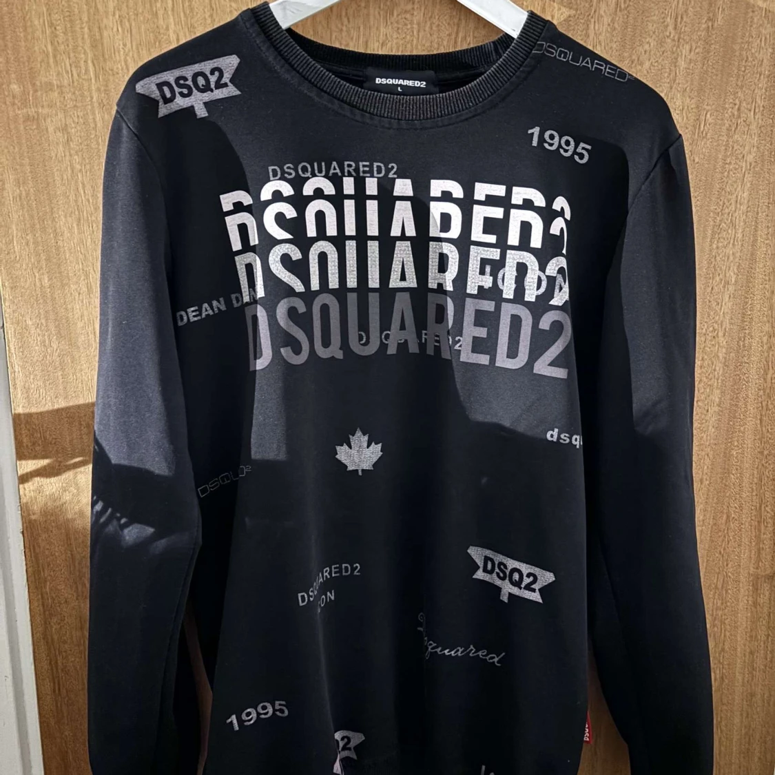 Svart långärmad tröja från Dsquared2