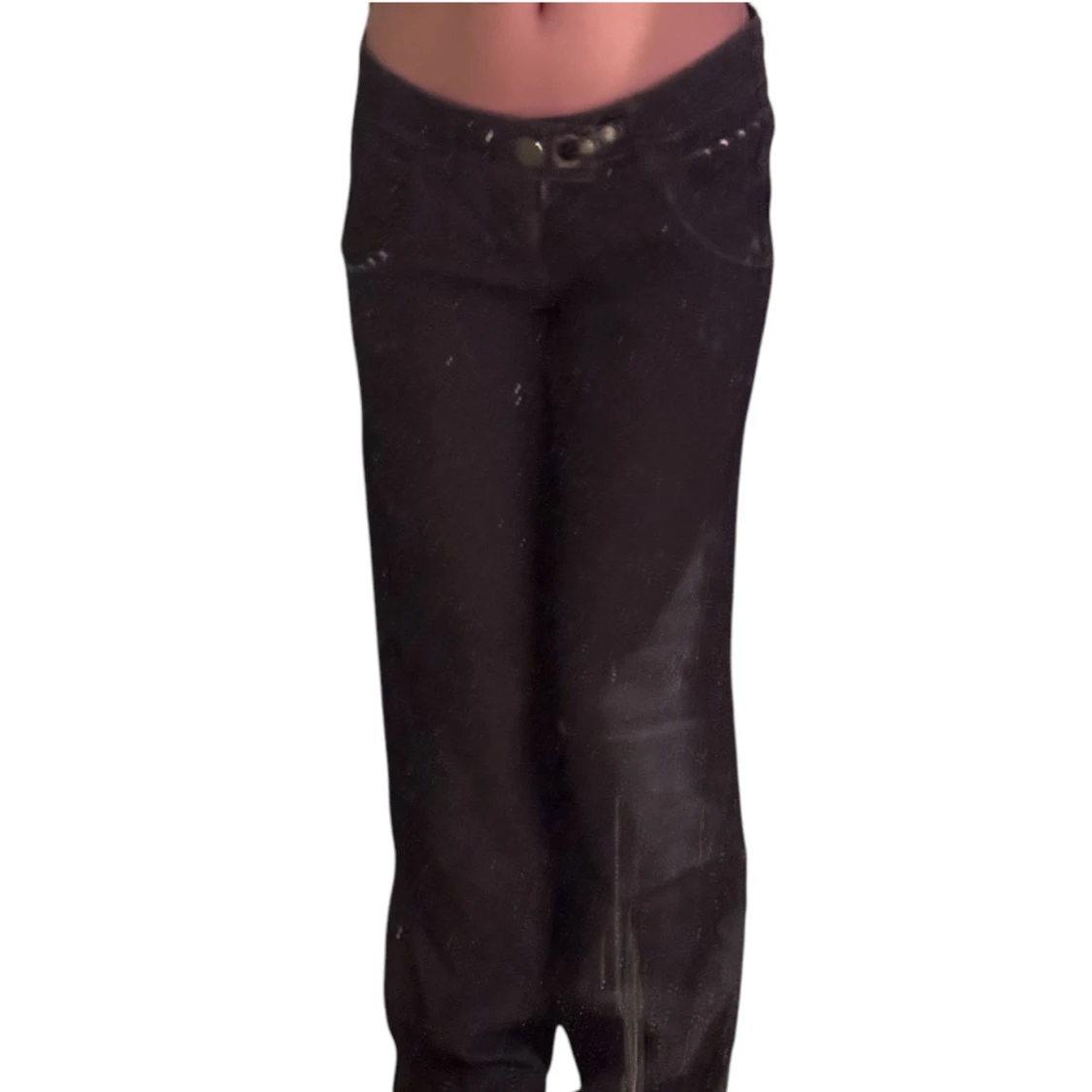 baggy low waist byxor - 1