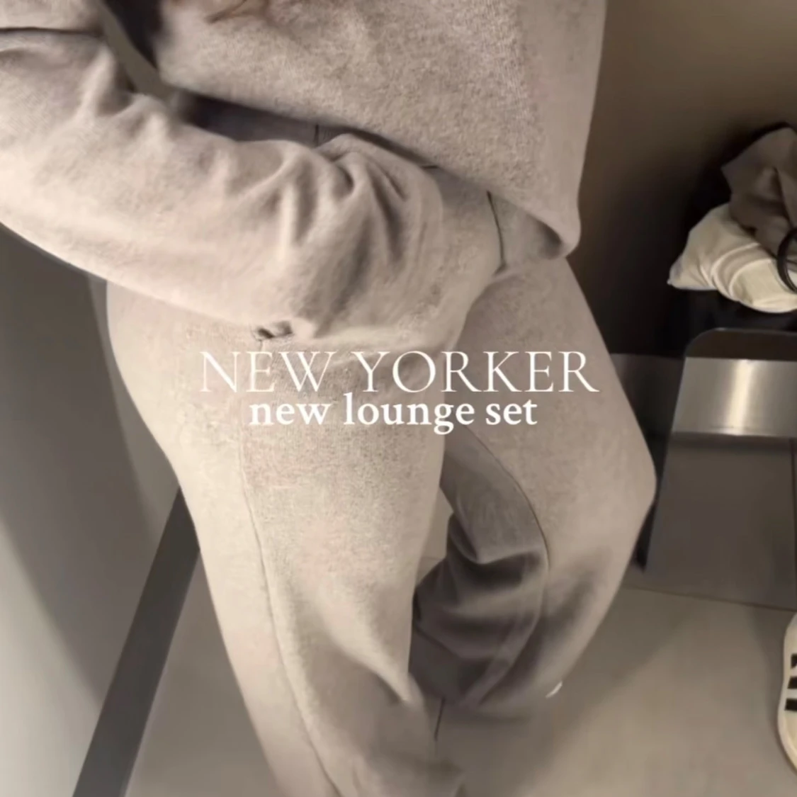 Grå lounge set från New Yorker - 1