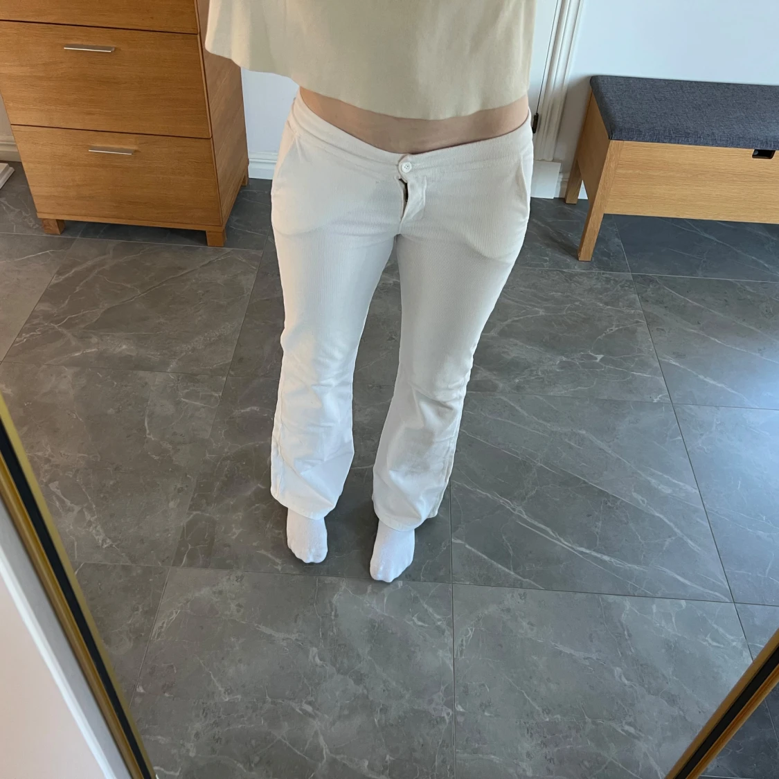 Vita manchesterbyxor - 3