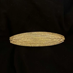 MixClipx - Cornelia  - Guldig oval MixClipx med guldglitter🌟✨ (clips på baksidan) ca 10 cm