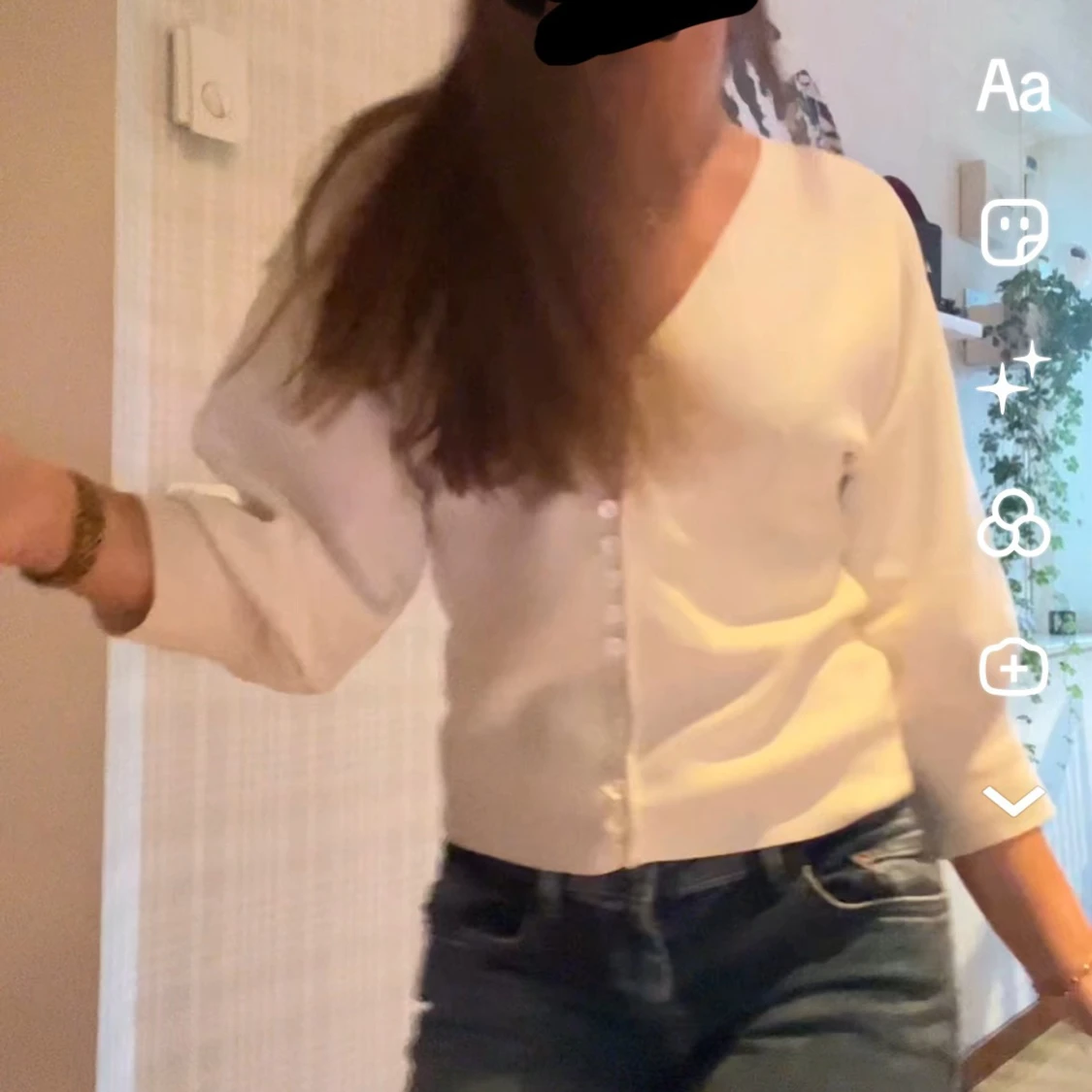 Vit top från Lindex - 2