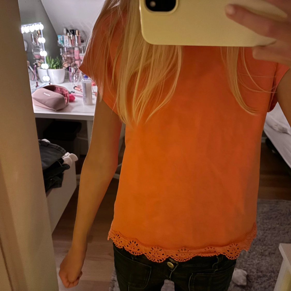 Korall topp med spets från Chloé - 1