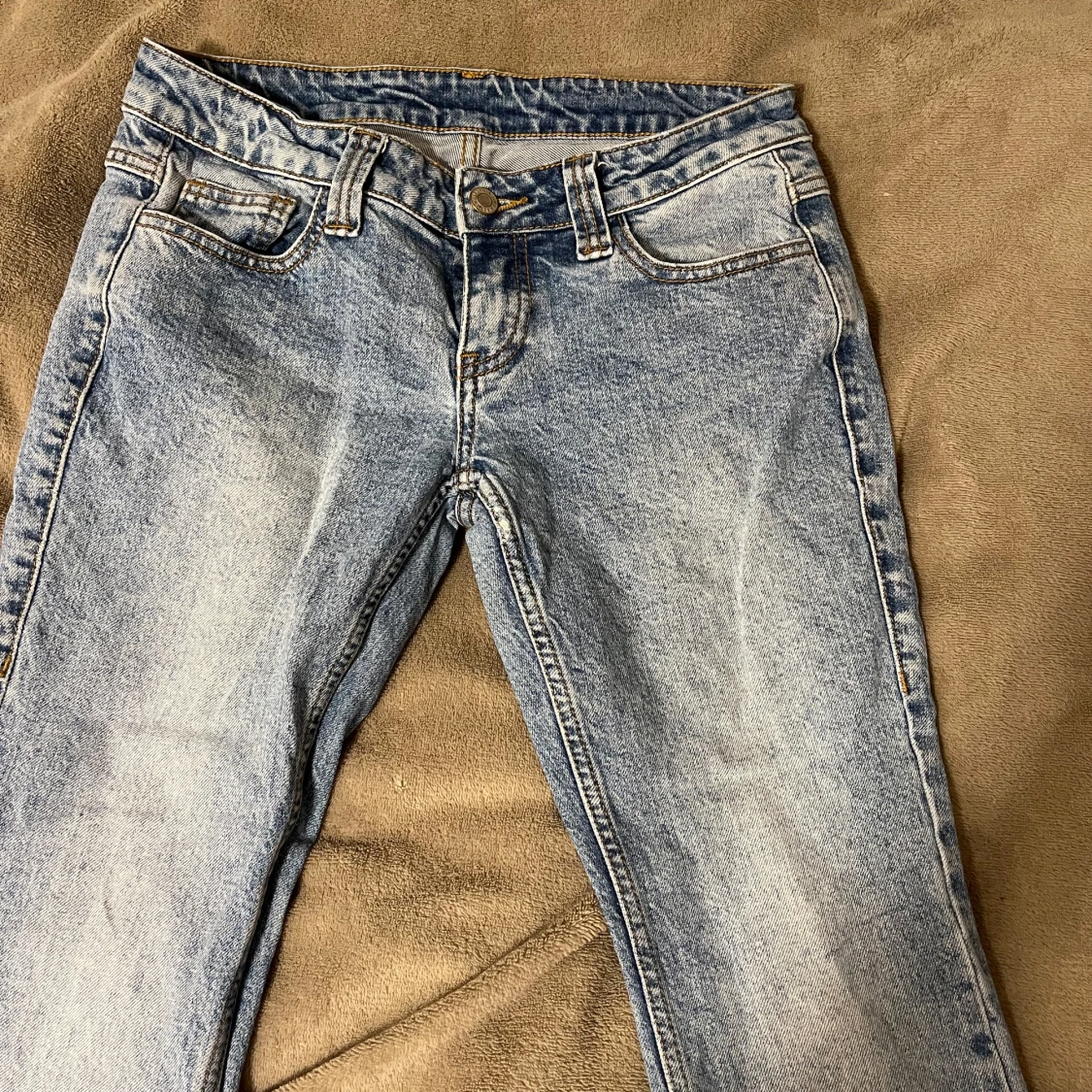 Skit snygga lågmidjade jeans - 1