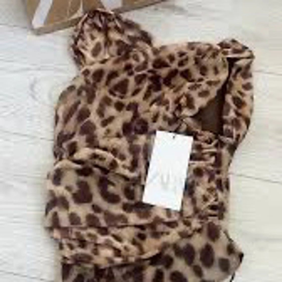 Leopardmönstrad body Zara - 1