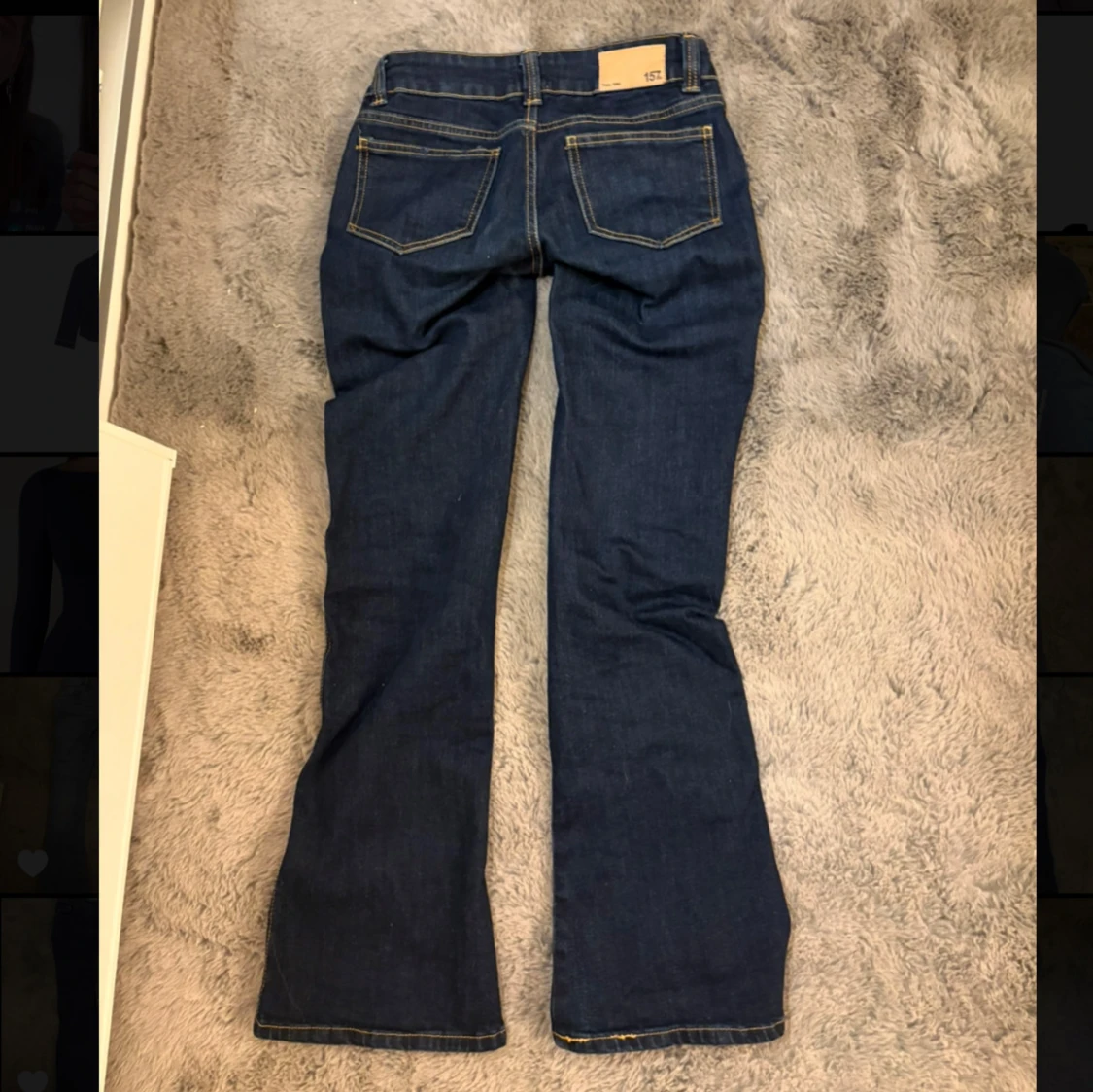 Lågmidjade bootcut jeans