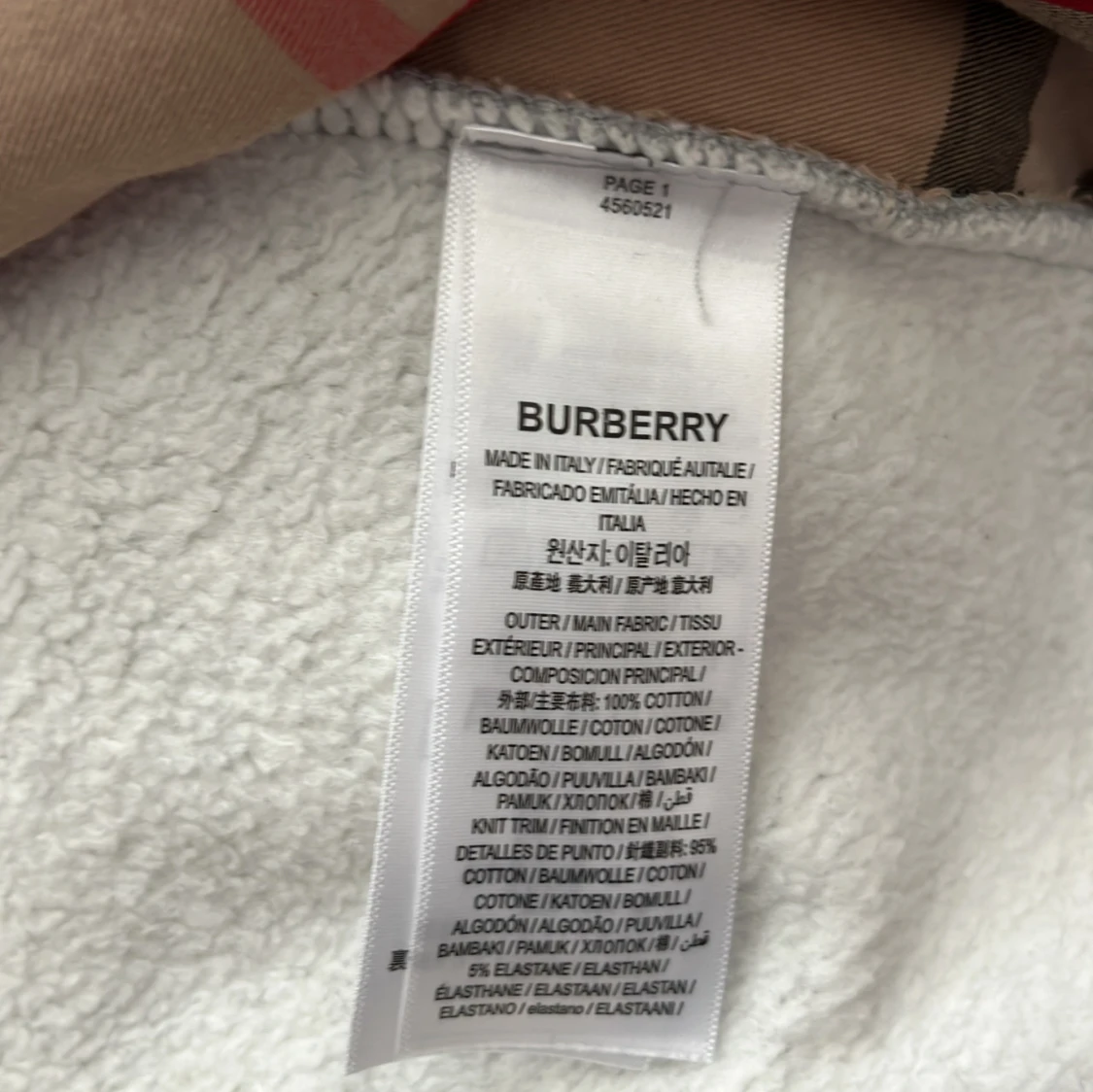 Grå hoodiejacka från Burberry - 4