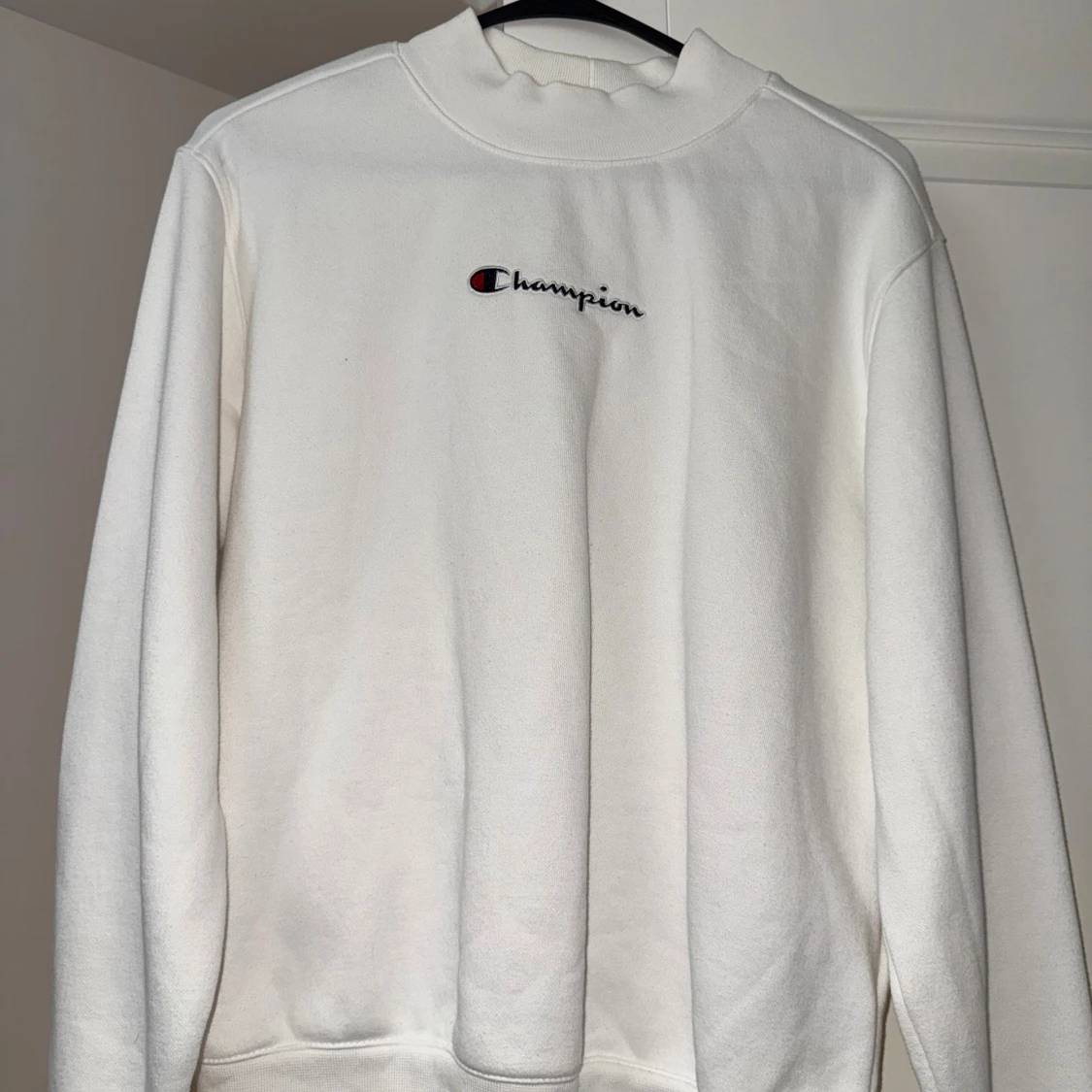 Vit sweatshirt från Champion