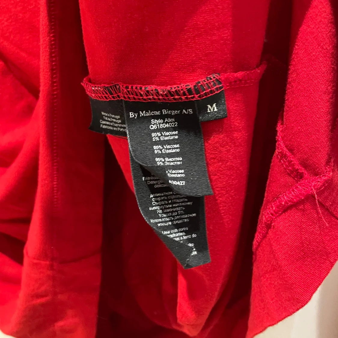 Röd långärmad topp från By Malene Birger - 1