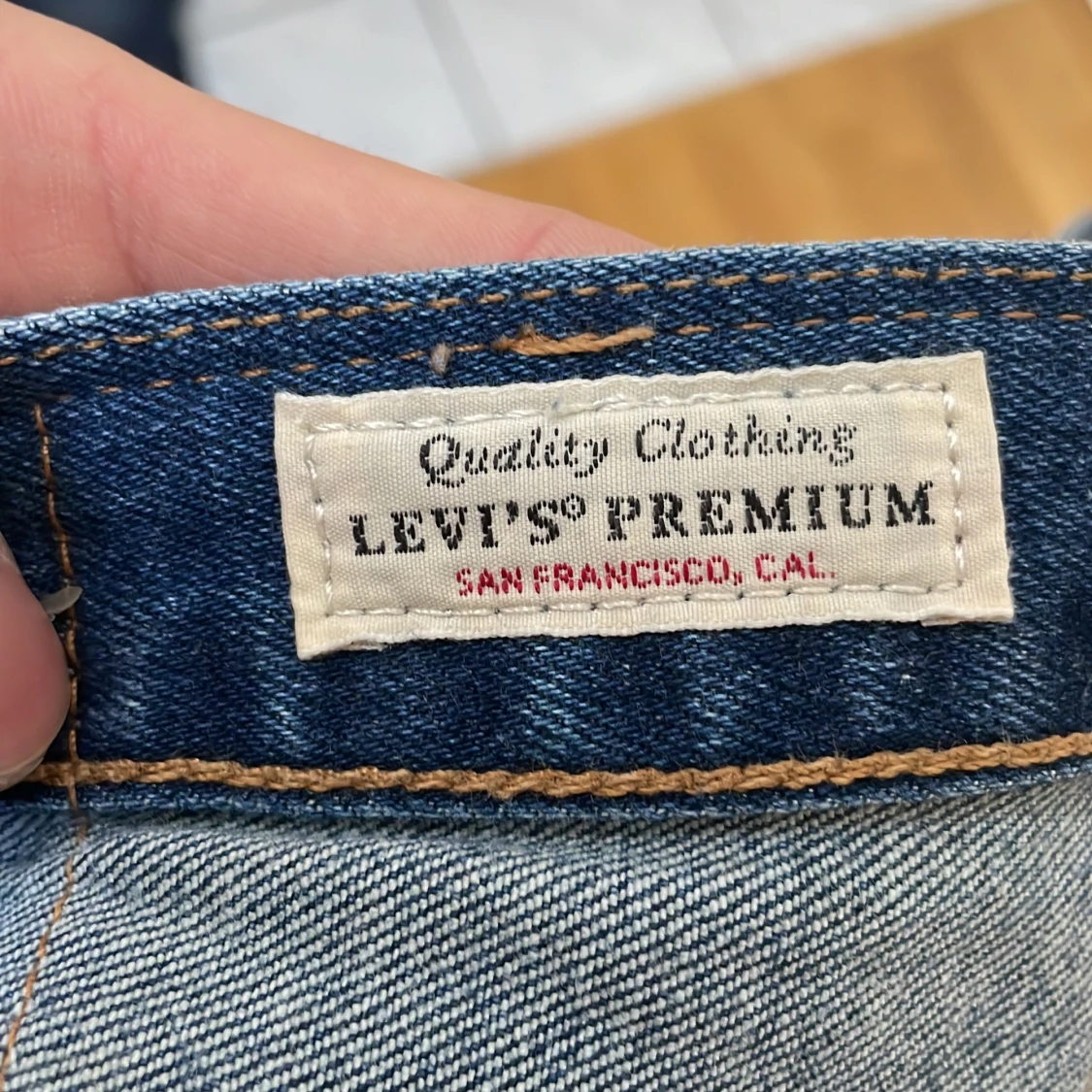 Levi's 501 blå jeans - 4