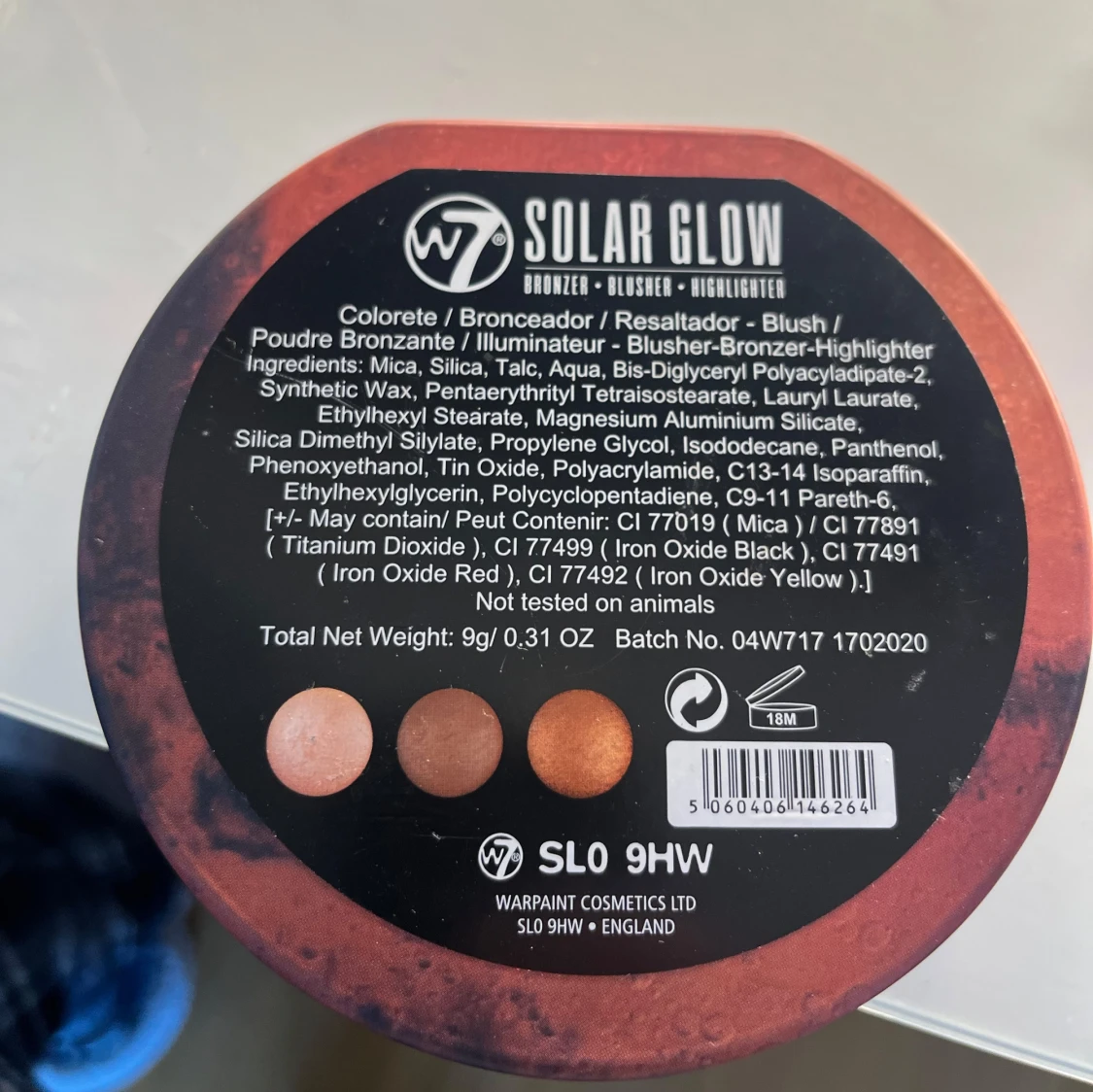 W7 Solar Glow Bronzer, Blush & Highlighter Kit - 2