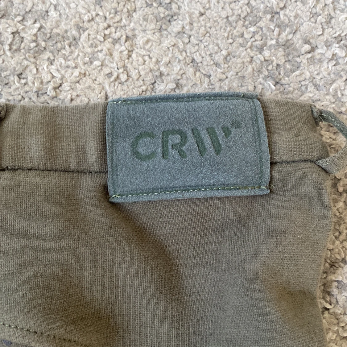 Olivgröna ridleggings från CRW - 1