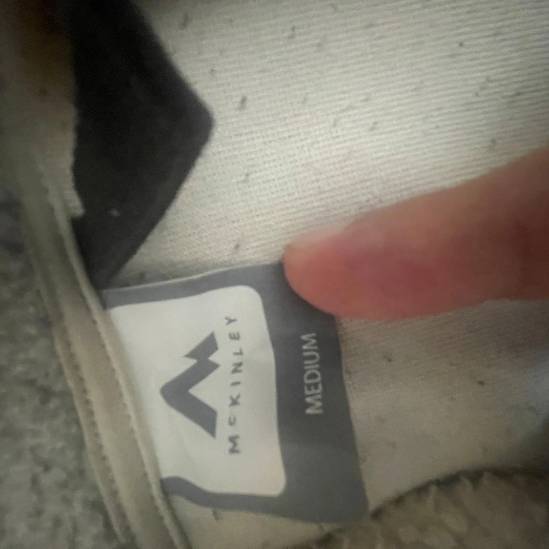 Vit teddyjacka från McKinley M - 1