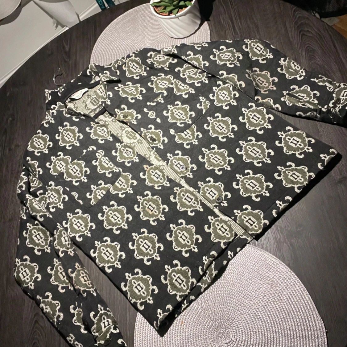 Mönstrad oversize jacka från Les deux 