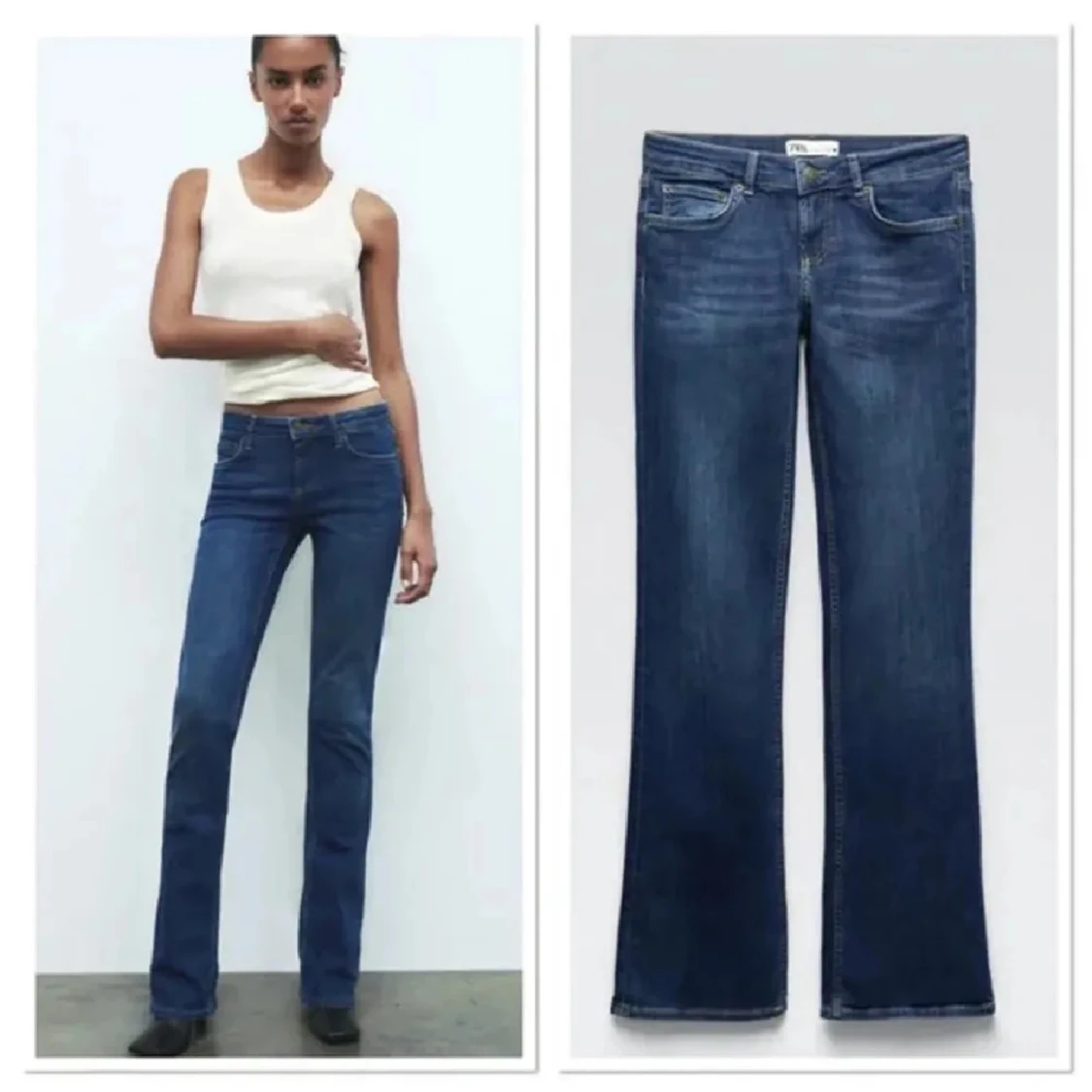 Lågmidjade jeans zara - 2